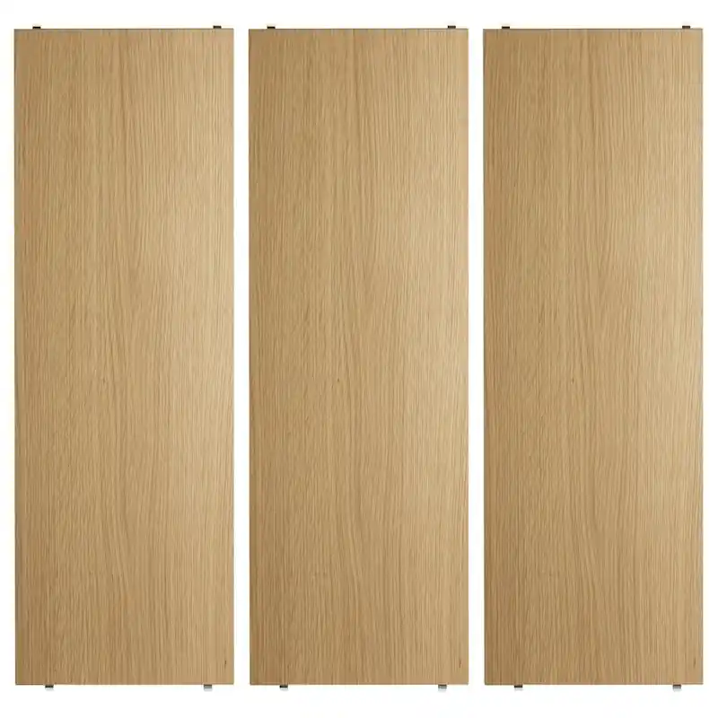 String Hyllplan 3-pack 78x30 cm, Ek Endast idag