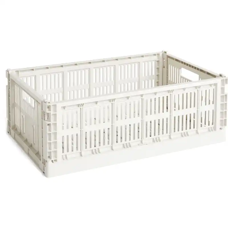 risnedsättning Colour Crate Förvaringslåda L 34,5x53 cm, Off-white