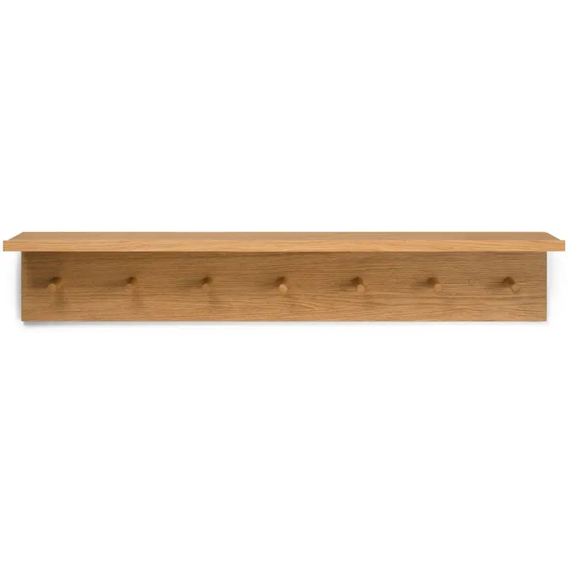 Place Hylla Med Kroklist 105 cm, Ek Nedsatt pris