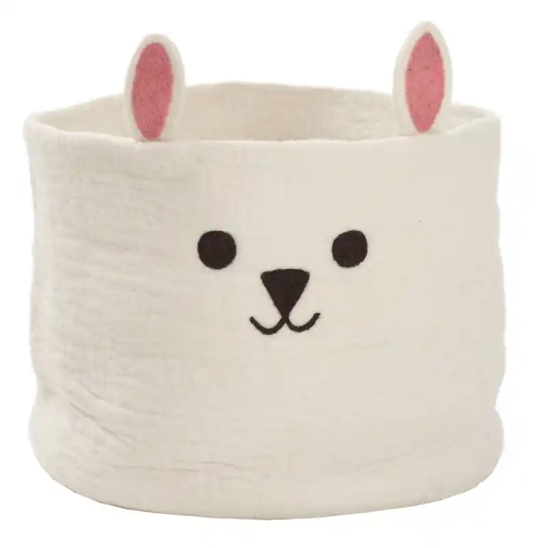 Rabbit Korg Vit, Ø40 cm Endast denna vecka