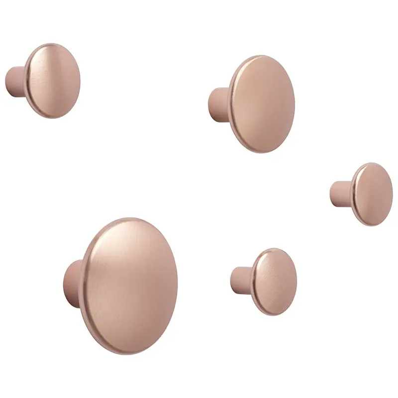 Outlet Dots Krokar Metall 5-pack, Rose