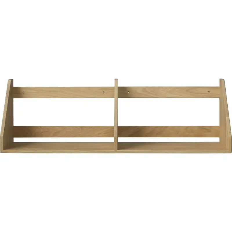 B5 Hylla Lackad Ek, 80x21 cm Fynd
