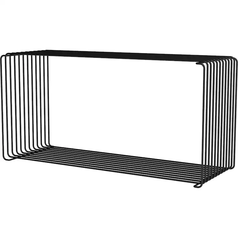 Billigare Panton Wire Extended Hylla 25,7 cm, Svart