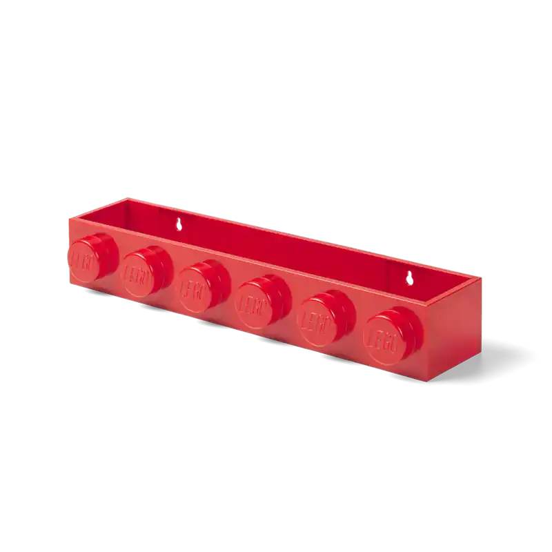 LEGO® Vägghylla, Röd Populär