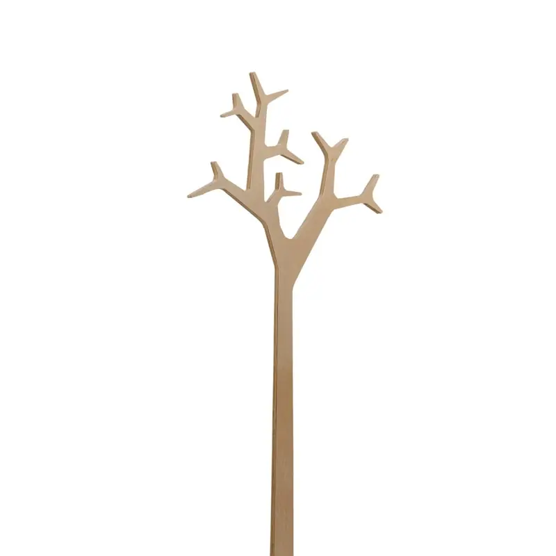 Tree Klädhängare Väggmonterad 134 cm, Ek Bästa pris