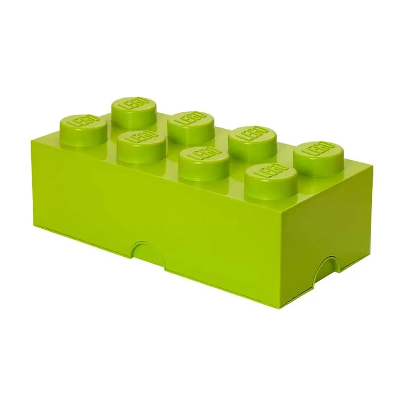 Snabb leverans LEGO® Förvaringslåda 8 Knoppar, Klargrön