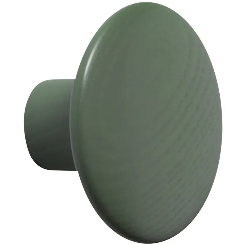 Bästa pris Dots Krok Trä Ø9 cm, Dusty Green
