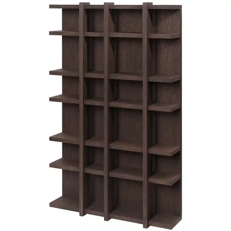 Tilem Vägghylla 4x6, Dark Oak Billigare