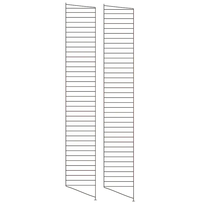Beställ nu String Gavlar Golv 30x200 cm 2-pack, Mörkbrun
