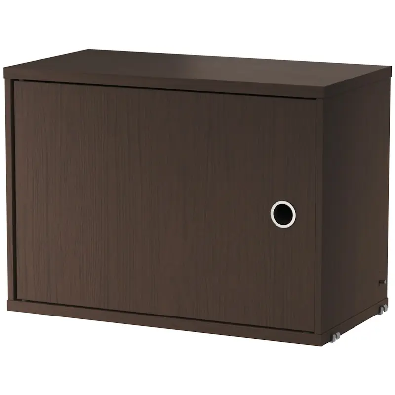 Kundfavorit String Skåp + Dörr 58x30x42 cm 1-pack, Mörk Ek