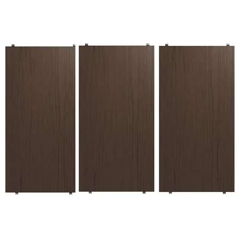 String Hyllplan 3-pack 58x30 cm, Mörk Ek Beställ idag