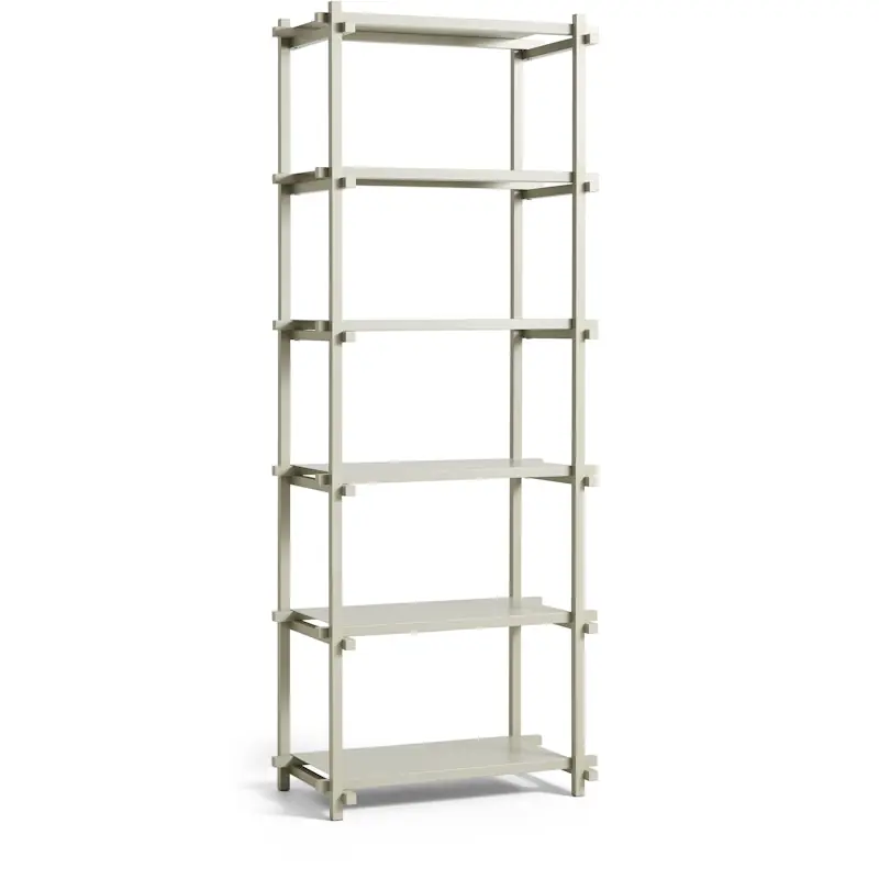 Sista chansen Woody Hyllsystem 2.0 Column High Smokey Grey Beech / Smokey Grey Steel