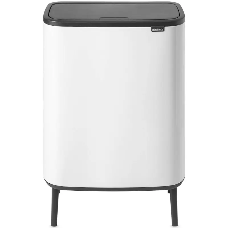 Bo Touch Top Papperskorg 2 x 30L, Vit Trygg betalning