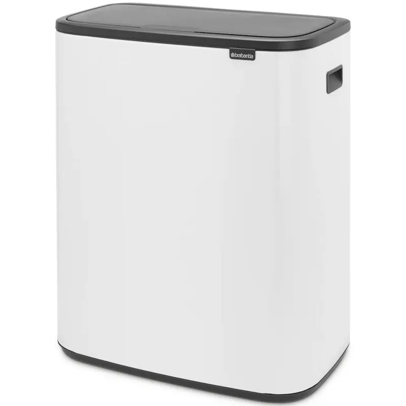 risnedsättning Bo Touch Top Papperskorg 2 x 30L, Vit