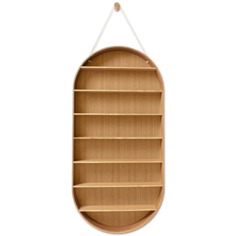 Oval Dorm Hylla 110 x 54 cm, Oiled Oak Populärt val