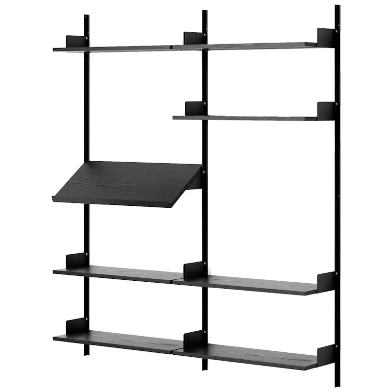 Snabb leverans New Works Living Hylla 1900 mm, Svart