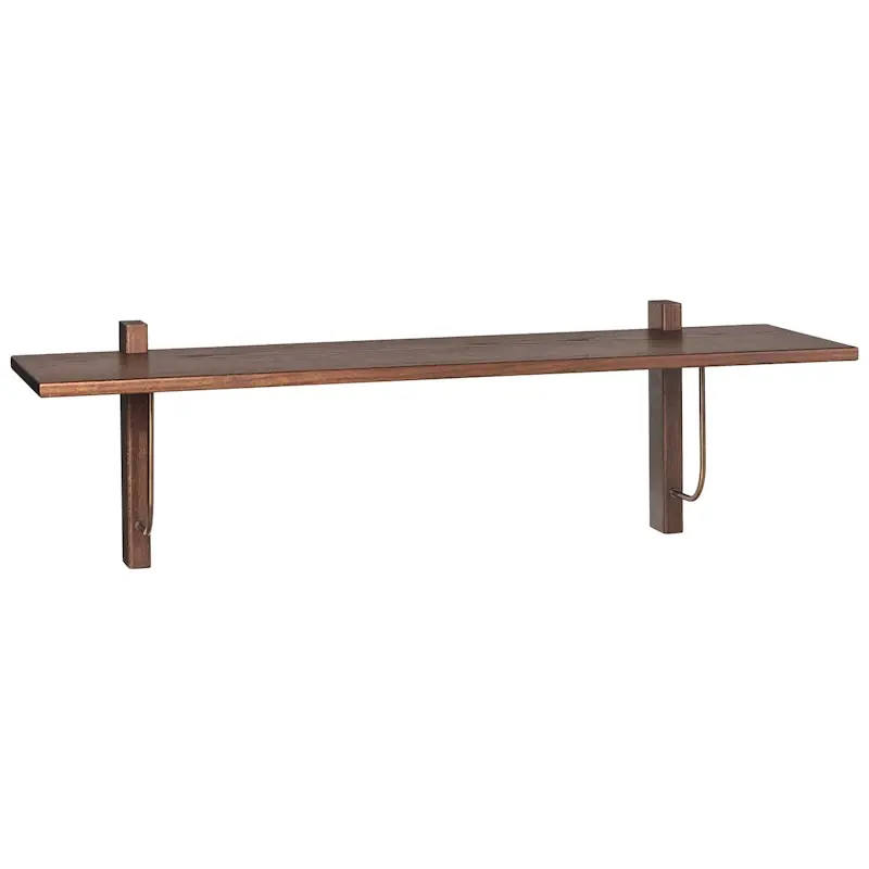 Corbel Vägghylla 100 cm, Mörkbetsad Ek Snabb leverans