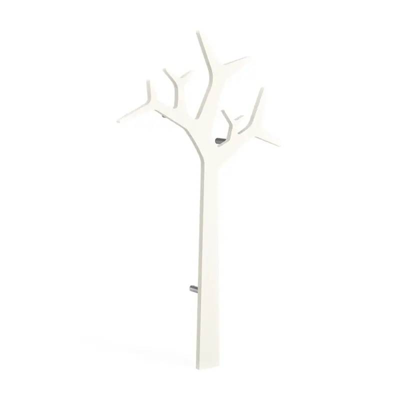 Bästa pris Tree Klädhängare Väggmonterad 134 cm, Soft White