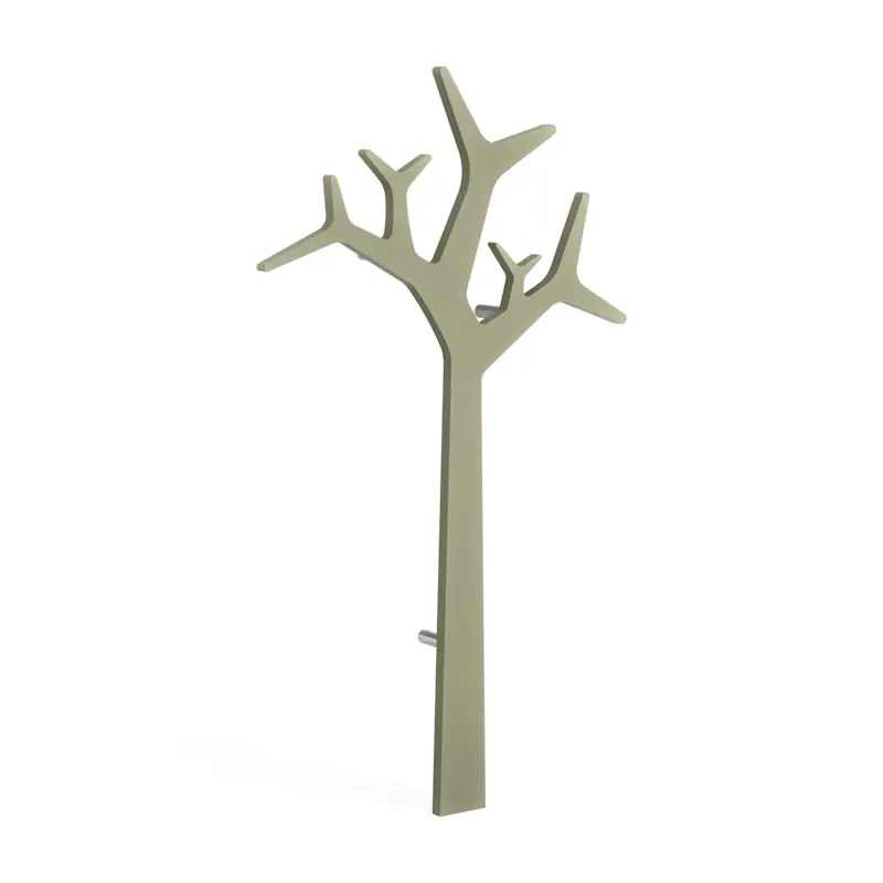 Handla nu Tree Klädhängare Väggmonterad 134 cm, Moss Green