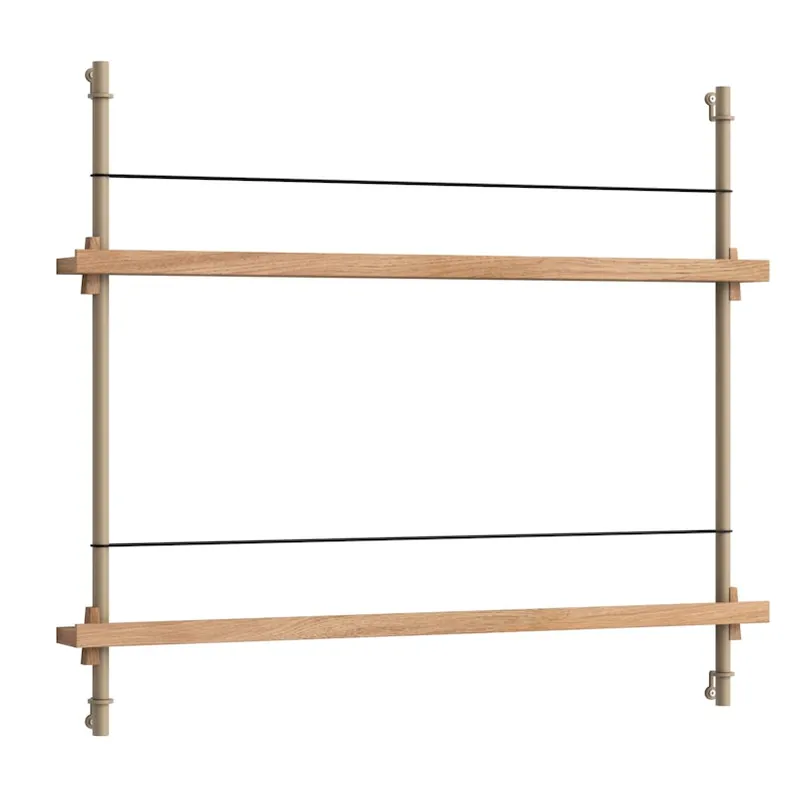 Erbjudande Magazine Hylla 73x85 cm, Ek/Varmgrå