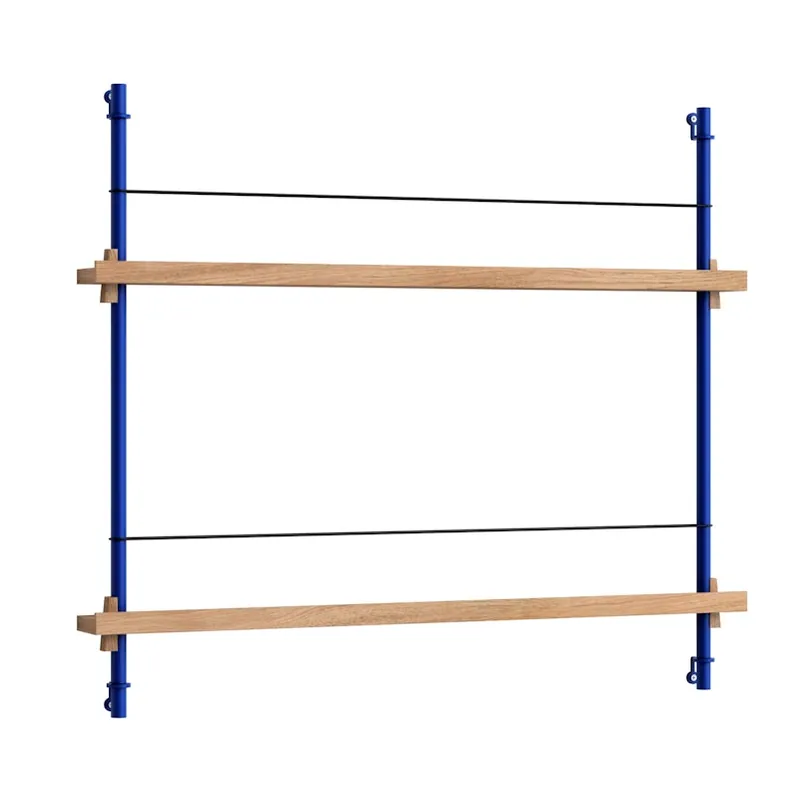 Handla nu Magazine Hylla 73x85 cm, Ek/Djupblå