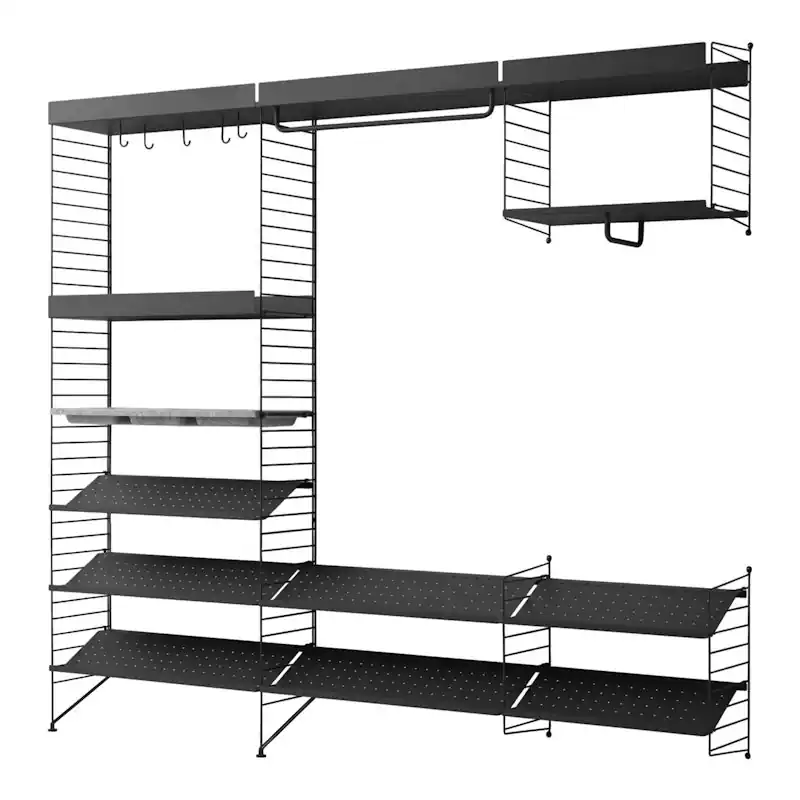 Beställ nu String Hyllsystem No 16, Svart