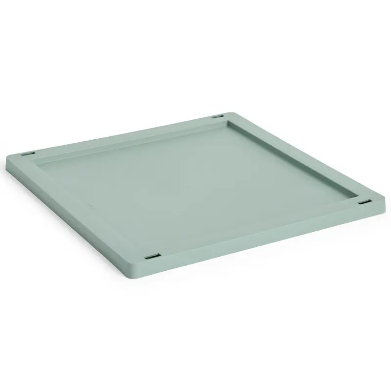 Colour Crate Plastic Medium Square / Cube Lock, Sage Green Snabb leverans