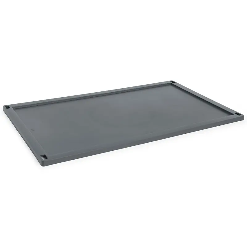 Rea Colour Crate Plastic X-Large Lock, Charcoal