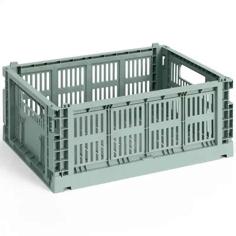 Sista chansen Colour Crate Medium Förvaring, Sage Green