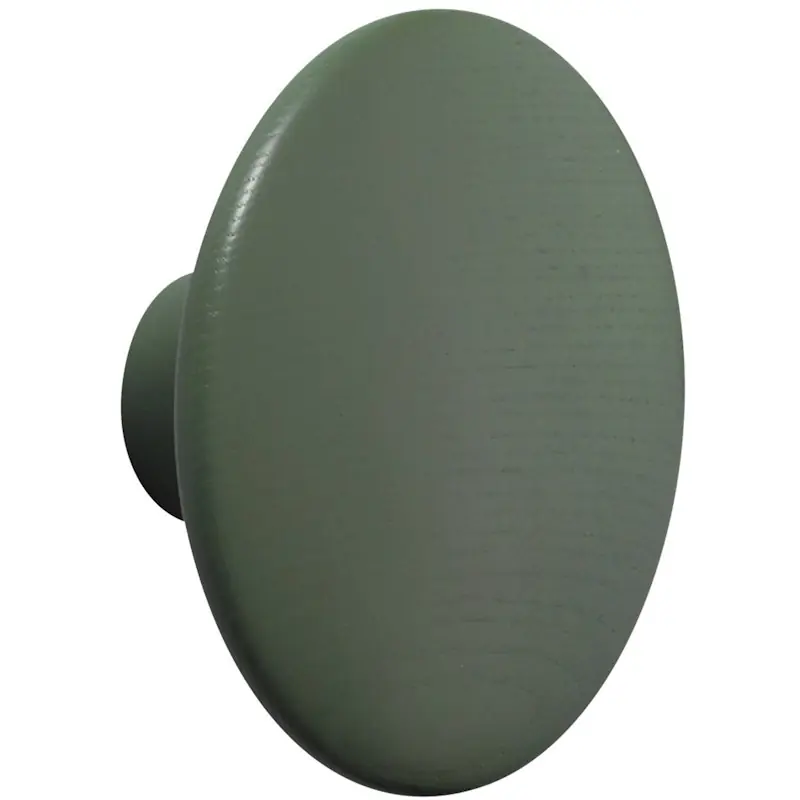 Kampanj Dots Krok Trä Ø13 cm, Dusty Green