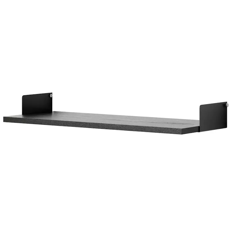New Works Hyllplan Set, Svart Lägg i varukorgen