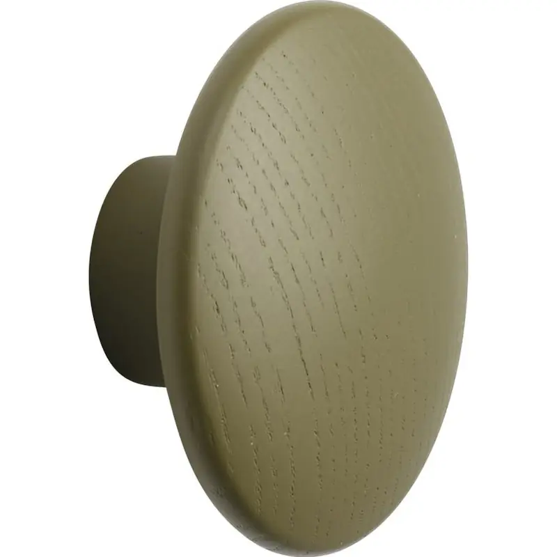 Snabb frakt Dots Krok Trä Ø6,5 cm, Brown Green