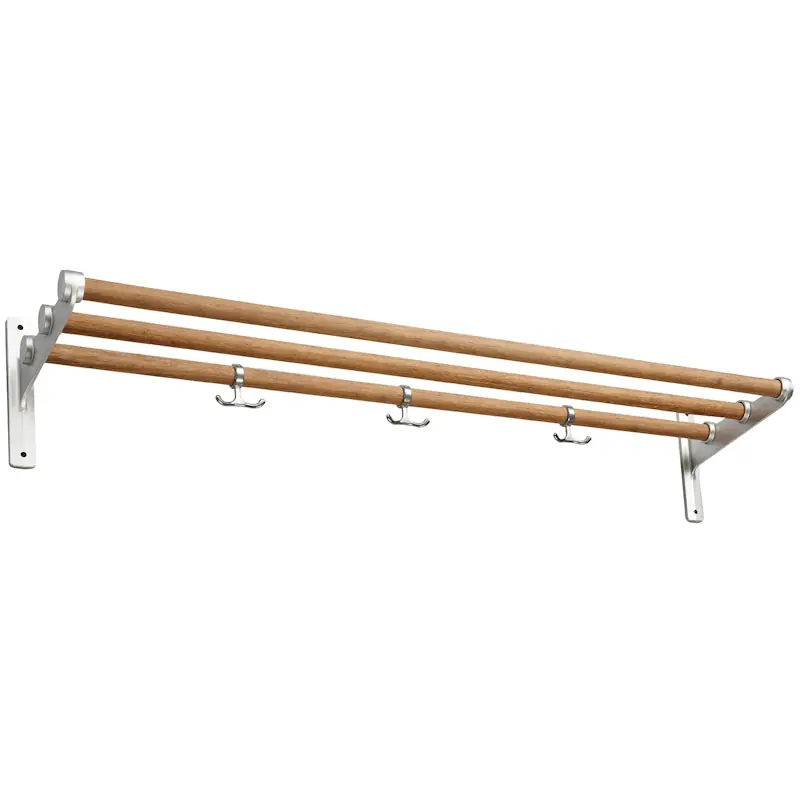 Nostalgi Hatthylla 100 cm, Aluminium / Bambu Kundfavorit