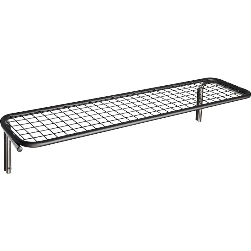 Begränsat erbjudande Classic 651 Skohylla Enkel Svart / Krom, 120 cm