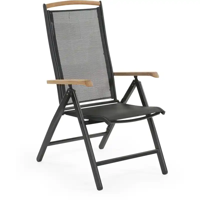 Andy Stol, Teak / Black risnedsättning