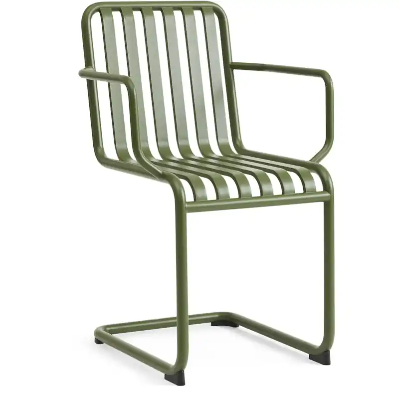 Palissade Cantilever Armchair, Olive powder coated steel Köp nu