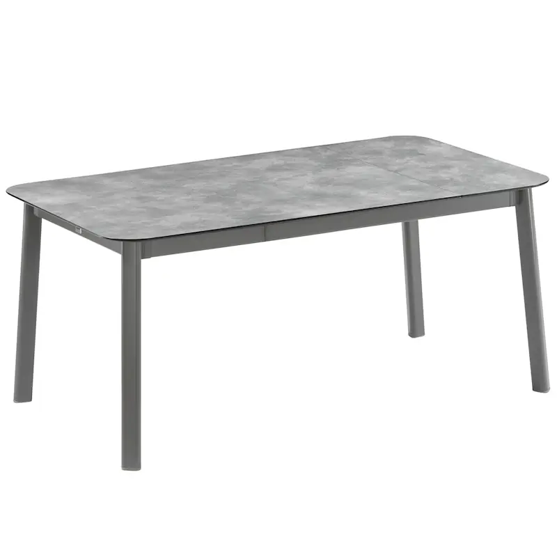 Erbjudande Oron Bord Aluminium, M 100x170-205 cm, Titan / Ciment