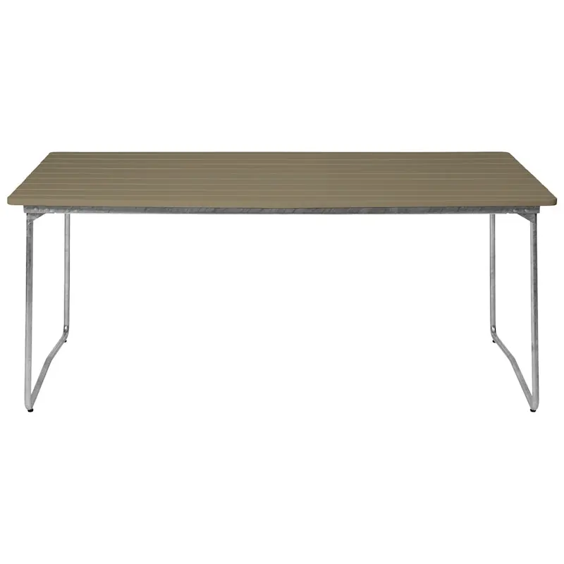 Begränsat antal B31 Bord 92x170 cm, Ljusgrön / Varmförzinkat Stål