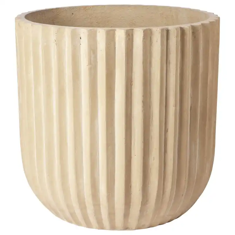 Fiber Kruka Antique Beige, 50 cm Populär