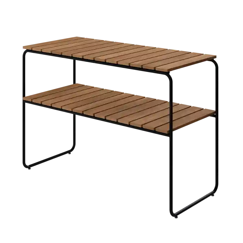 Erbjudandepris L105 Avlastningsbord, Teak / Svart