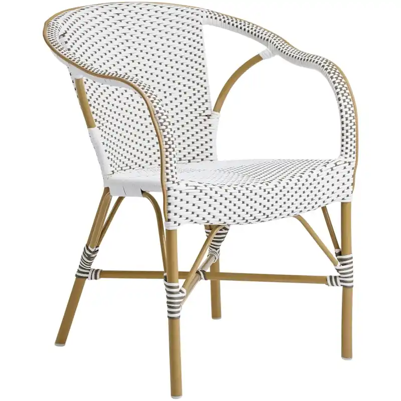 Madeleine Caféstol Outdoor, Vit / Almond Handla nu