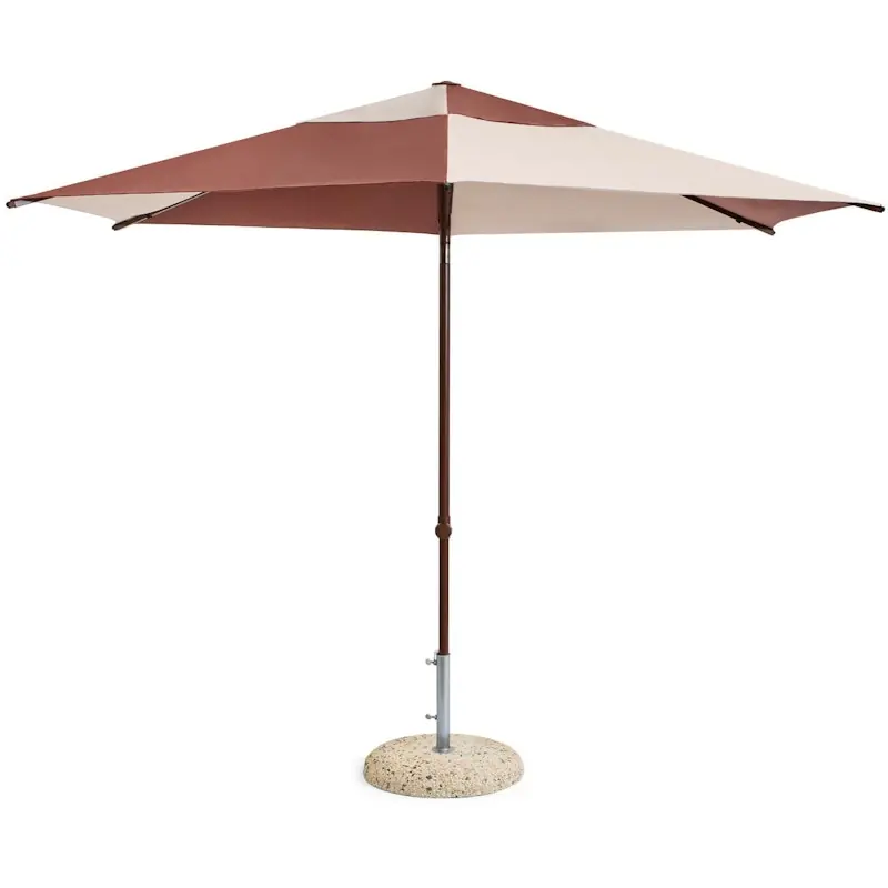 Terrazza Parasol Hexagon, Off-white / Burgundy Sista chansen