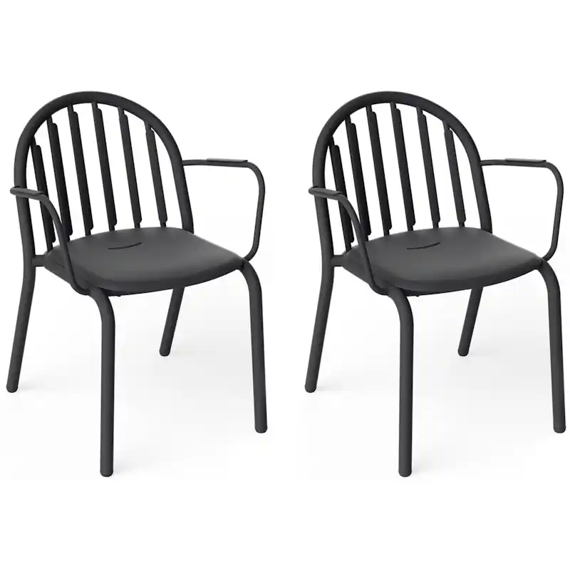 Premium Fred's Karmstol 2-pack, Antracit