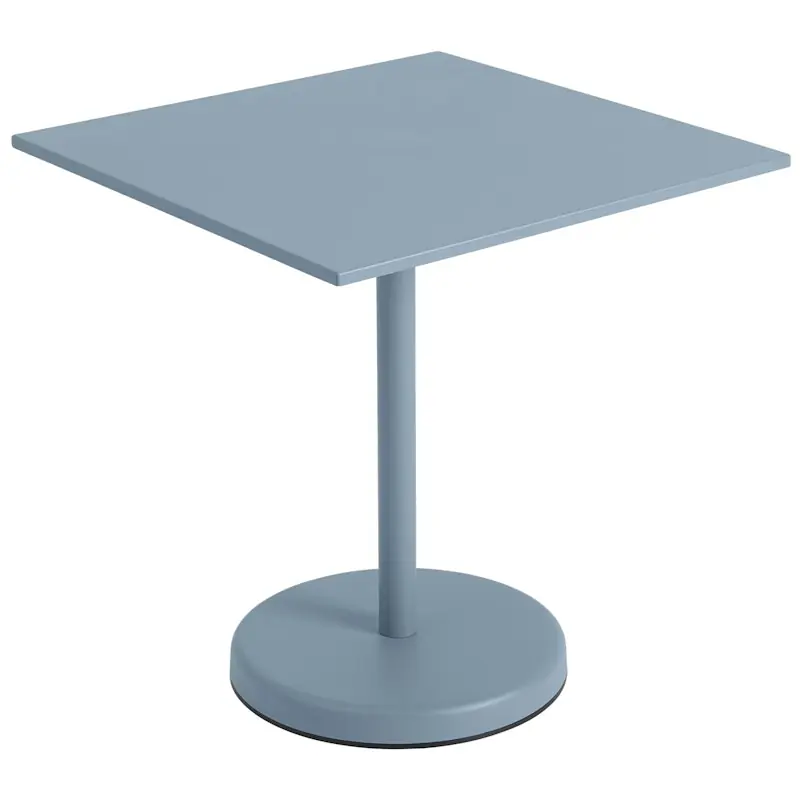 risnedsättning Linear Bord Stål 70x70 cm, Pale Blue