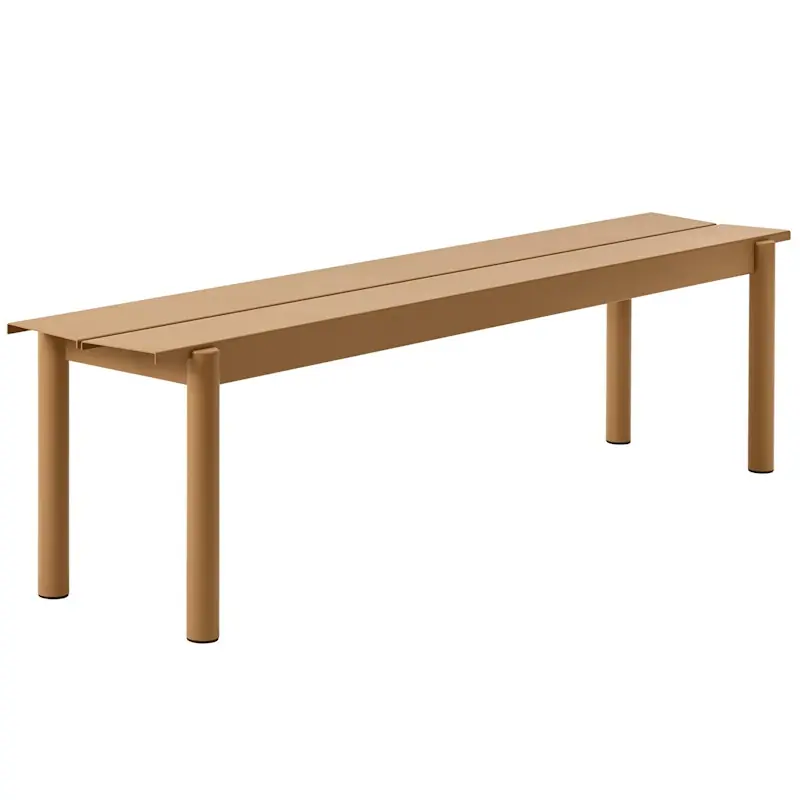 Snabb frakt Linear Bänk Stål 170 cm, Burnt Orange