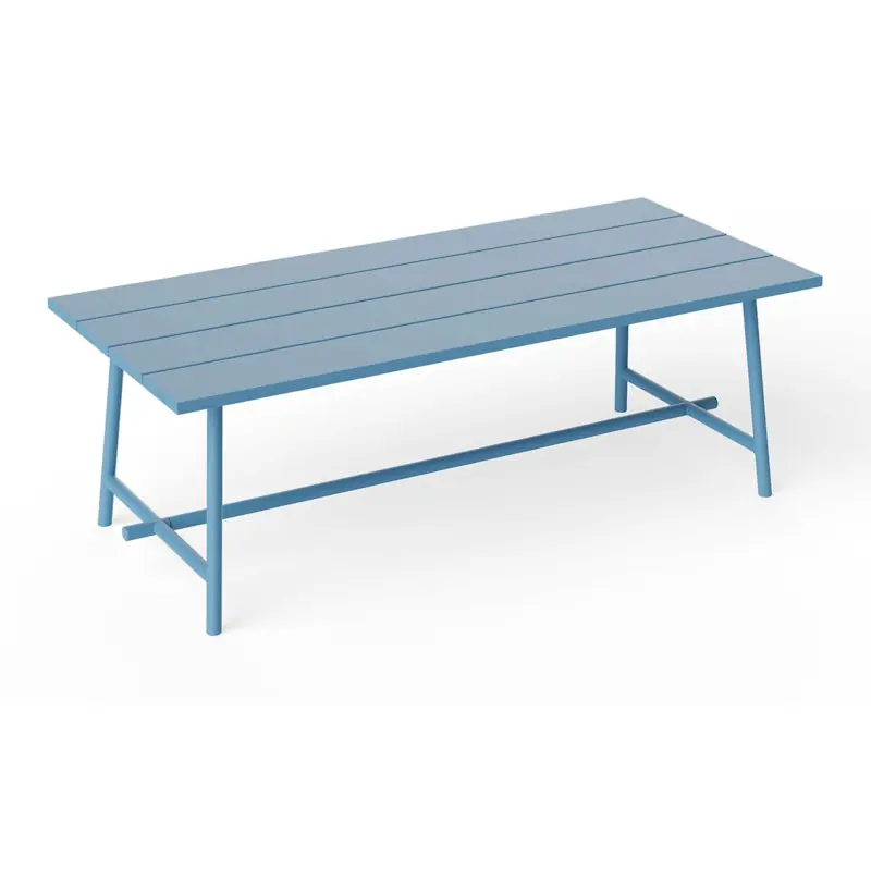 Fred's Bord 100x220 cm, Wave Blue Fynd
