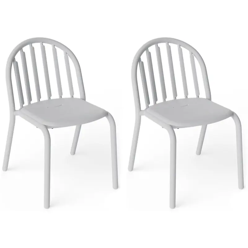 Premium Fred's Stol 2-pack, Ljusgrå