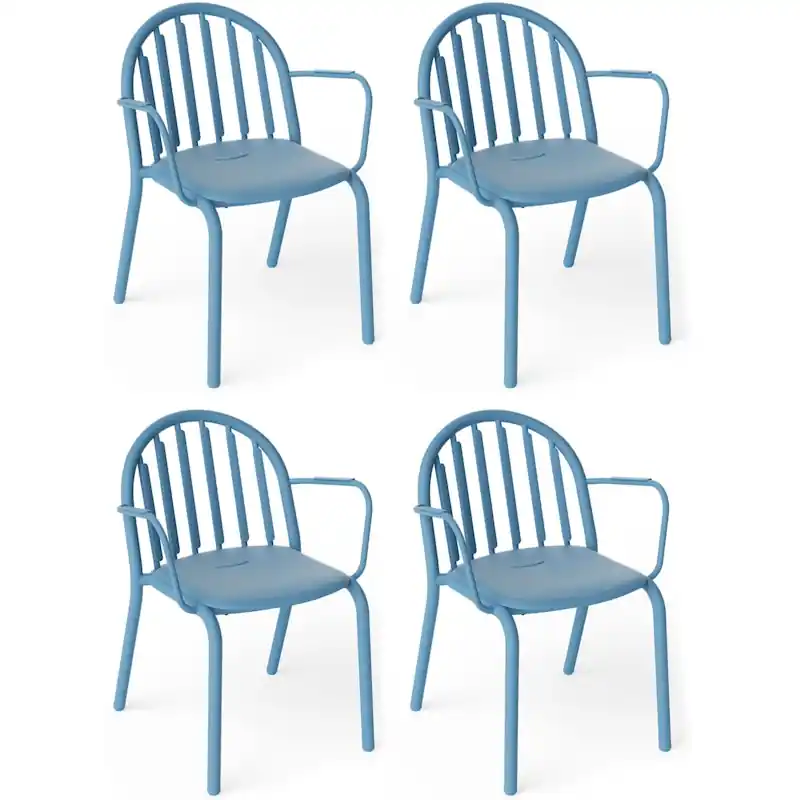 Snabb frakt Fred's Karmstol 4-pack, Wave Blue