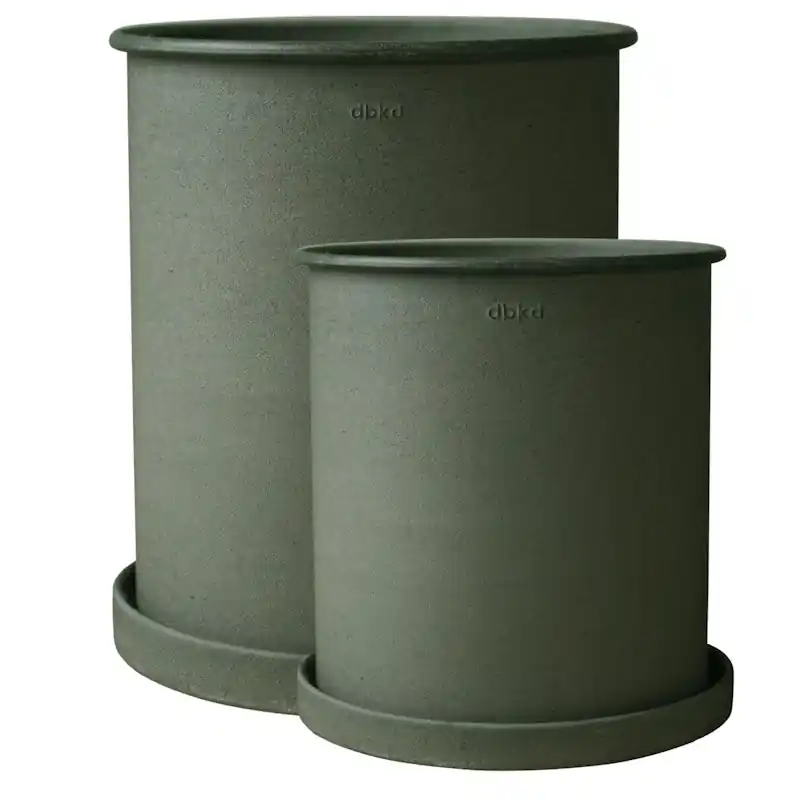 Snabb frakt Plant Krukor 2-pack Grön, Stor