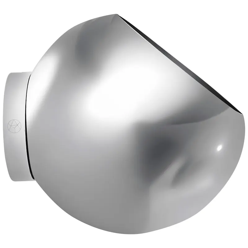Globe Väggkruka Ø17 cm, Silver Trygg betalning